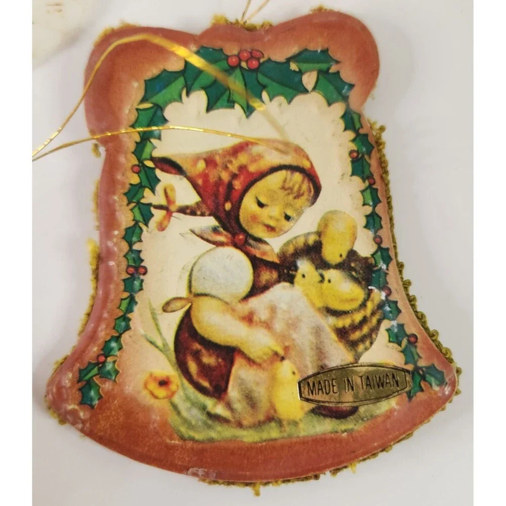 Lot of 13 Vintage 60s 70s Christmas Ornaments Handpainted Japan Taiwan READ